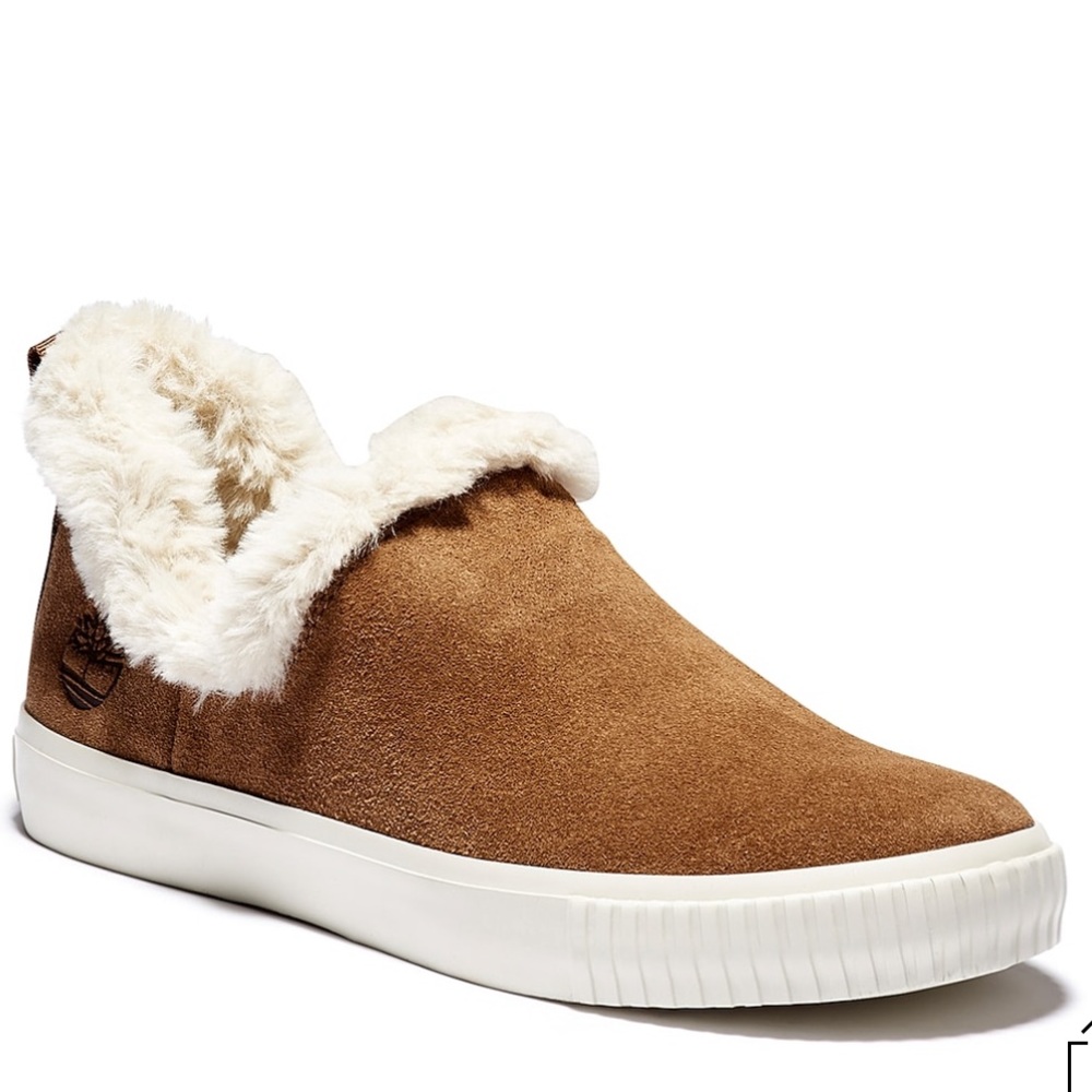 Timberland Skyla Bay Suede Boot Sneaker With Faux Fur
